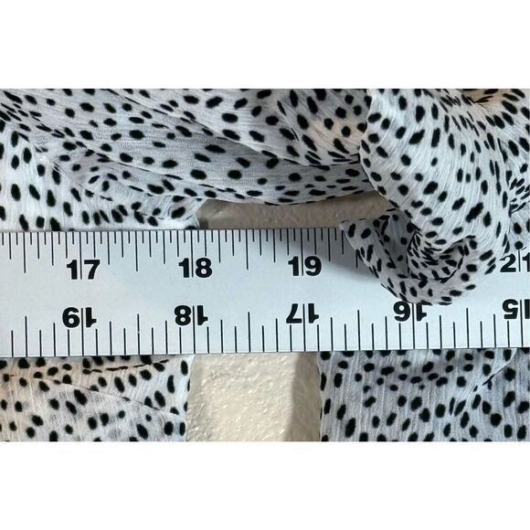 NWT Ted Baker Phenia Long Sleeve High Collar Flocked Spot Mini Dress Sz 1 (4US) - Picture 12 of 12